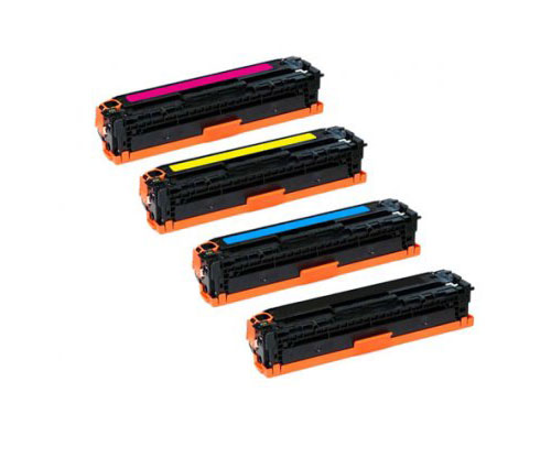 4 Cartuchos de Toneres Compatibles, HP 201X Negro + Colores ~ 2.800 / 2.300 Paginas