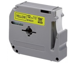Cinta Compatible Brother MK631BZ 12mm x 8m No Laminado