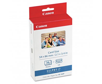 Cartucho de Tinta Original Canon KC-36IP + 36 folhas 54x86mm
