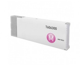 Cartucho de Tinta Compatible Epson T6063 Magenta Vivido 220ml