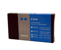 Cartucho de Tinta Compatible Epson T5632 Cyan 220ml
