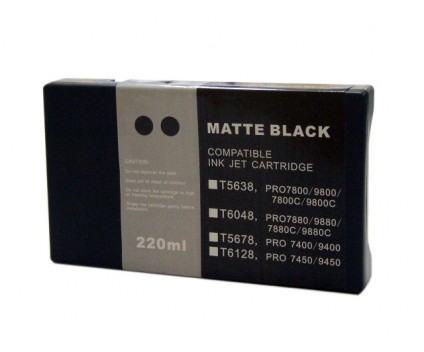 Cartucho de Tinta Compatible Epson T5678 Negro Matte 220ml