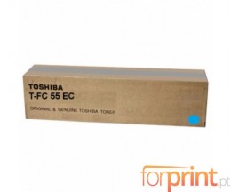 Cartucho de Toner Original Toshiba T-FC 55 EC Cyan ~ 26.500 Paginas