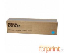 Cartucho de Toner Original Toshiba T-FC 34 EC Cyan ~ 11.500 Paginas
