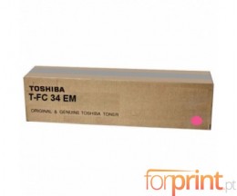Cartucho de Toner Original Toshiba T-FC 34 EM Magenta ~ 11.500 Paginas
