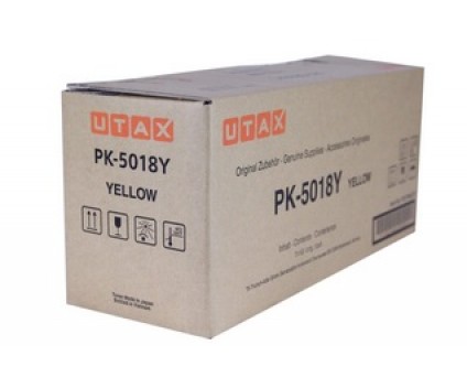 Cartucho de Toner Original Utax CK-5018 Amarillo ~ 11.000 pages